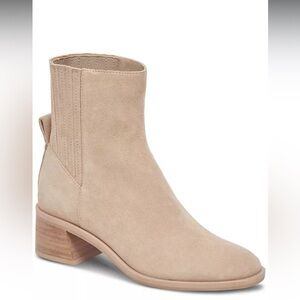 DOLCE VITA LINNY H2O BOOTS DUNE SUEDE BOOTIES 9